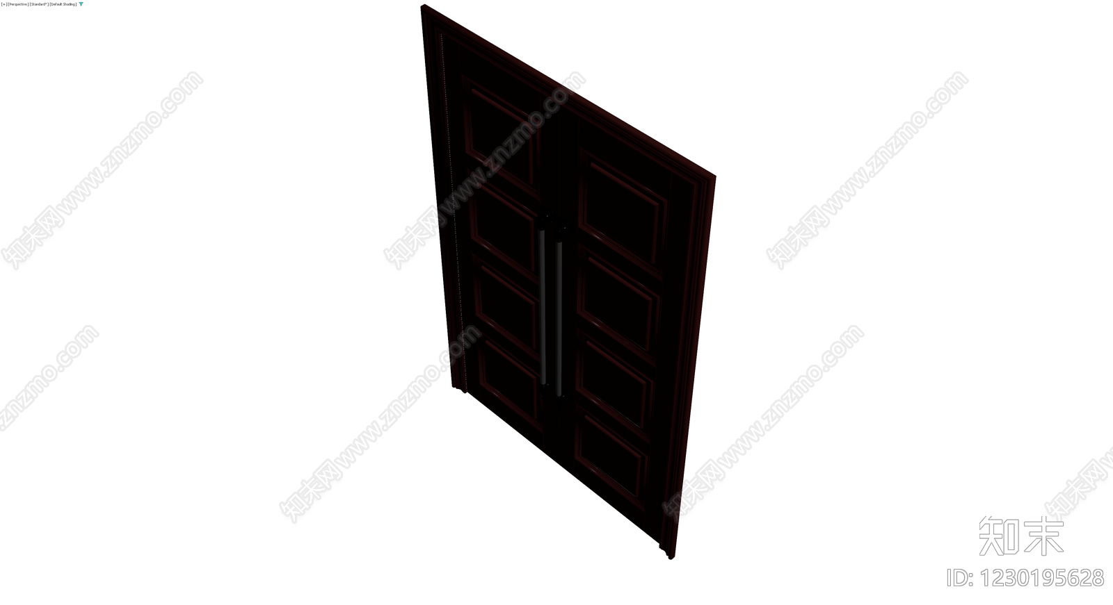 深红四格双开门3D模型下载【ID:1230195628】