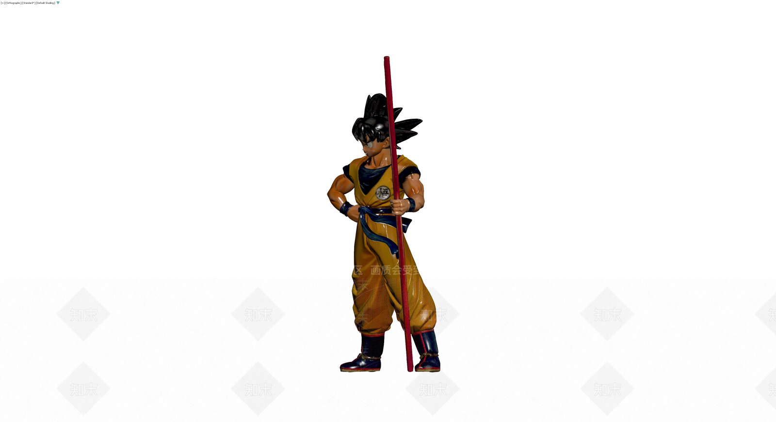 持棍少年角色模型3D模型下载【ID:1229930698】