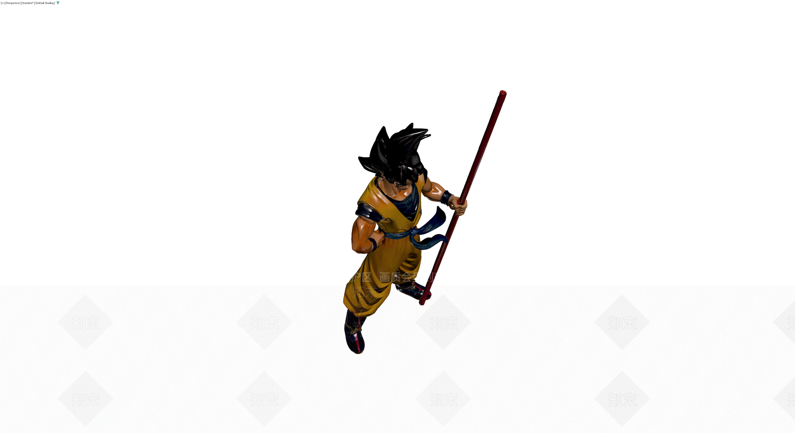 持棍少年角色模型3D模型下载【ID:1229930698】