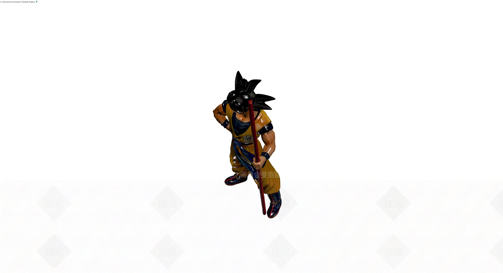 持棍少年角色模型3D模型下载【ID:1229930698】