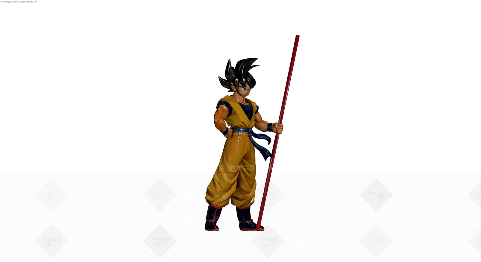持棍少年角色模型3D模型下载【ID:1229930698】