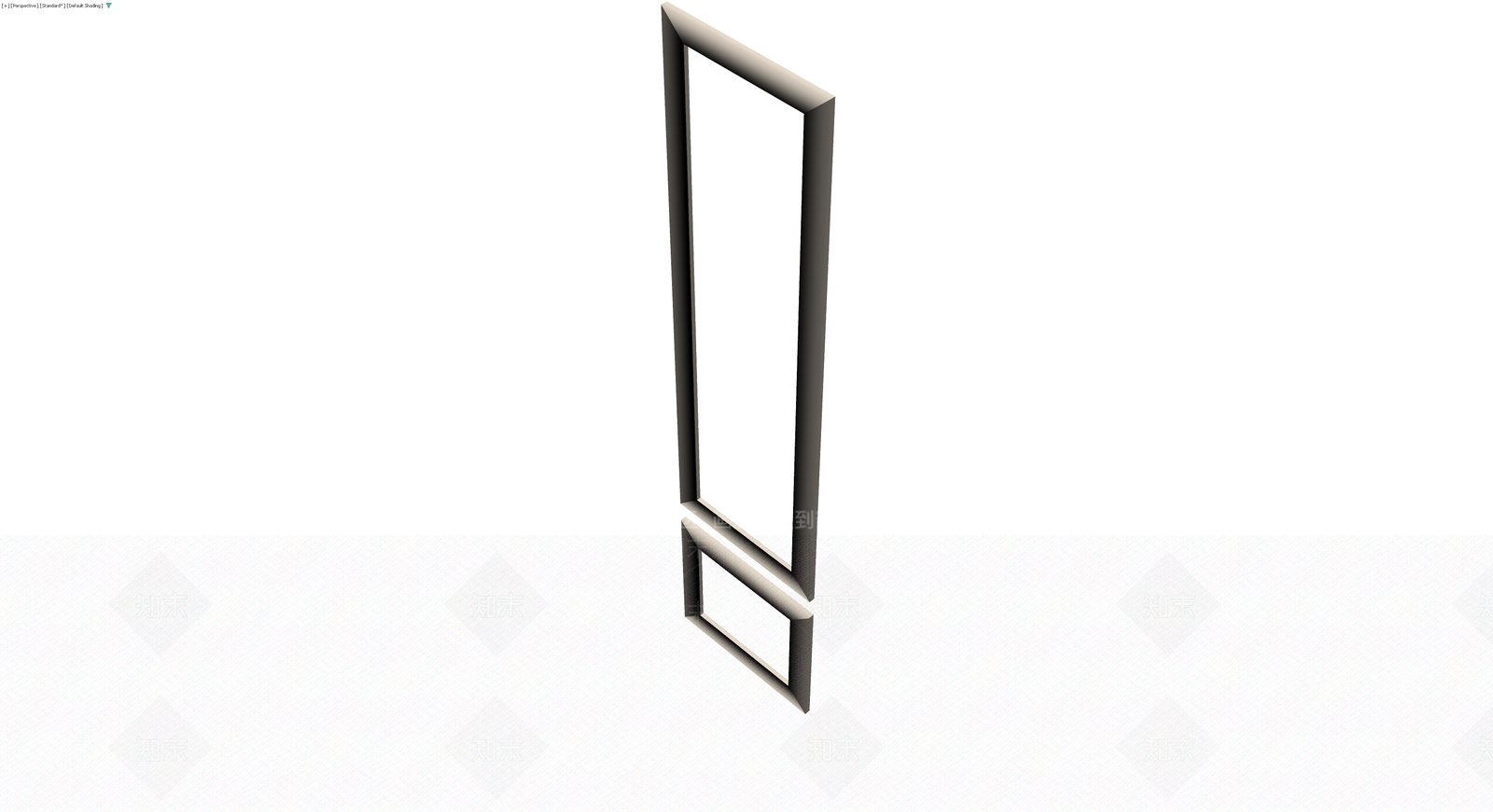 双框装饰镜/画3D模型下载【ID:1229617546】