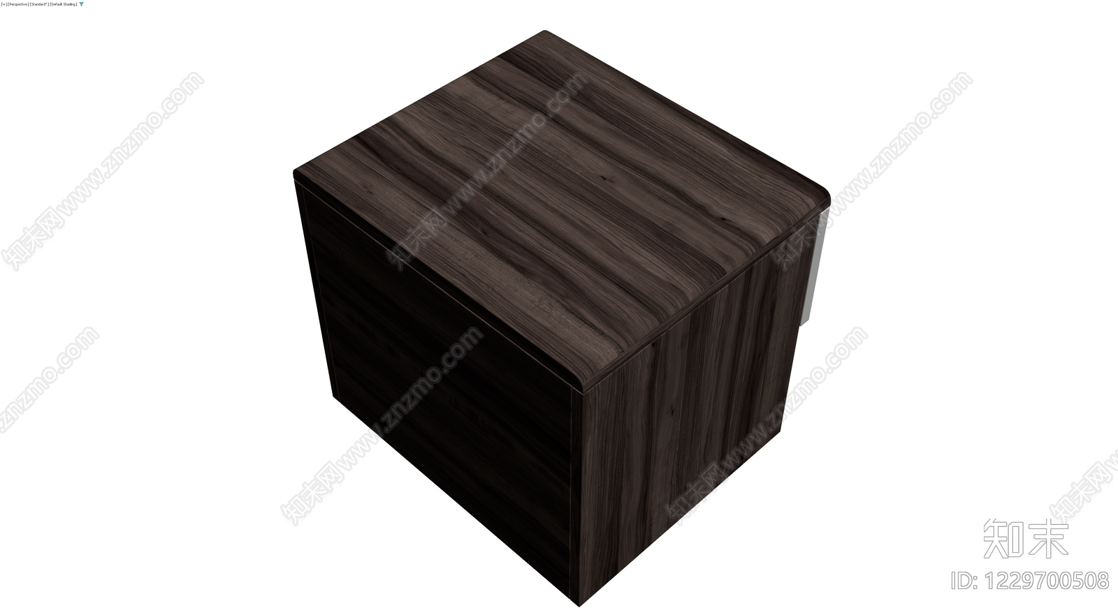 深色木纹床头柜3D模型下载【ID:1229700508】