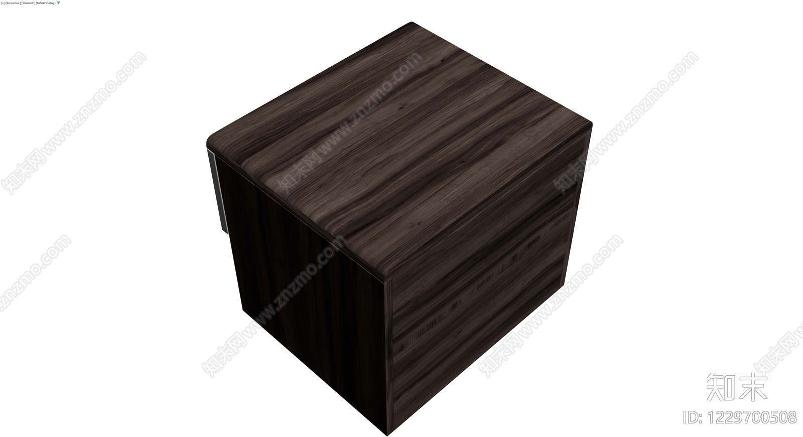 深色木纹床头柜3D模型下载【ID:1229700508】