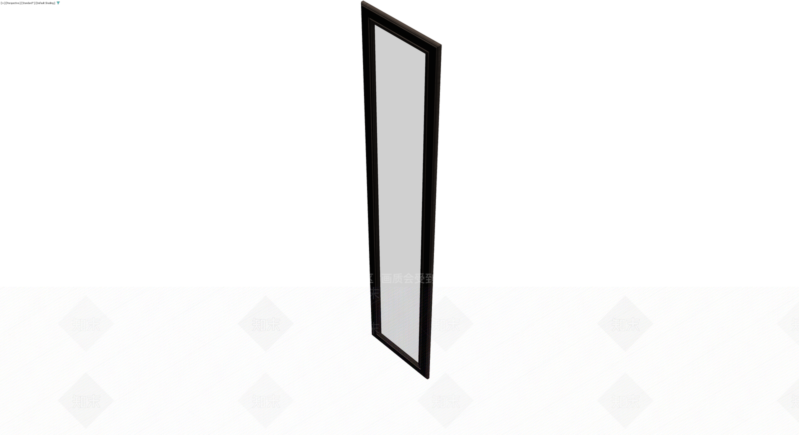 深色边框落地镜3D模型下载【ID:1230084773】