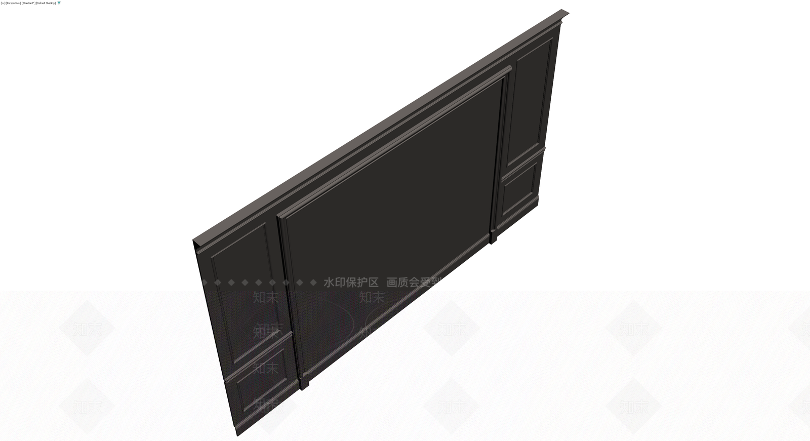 欧式护墙板组件3D模型下载【ID:1229923018】