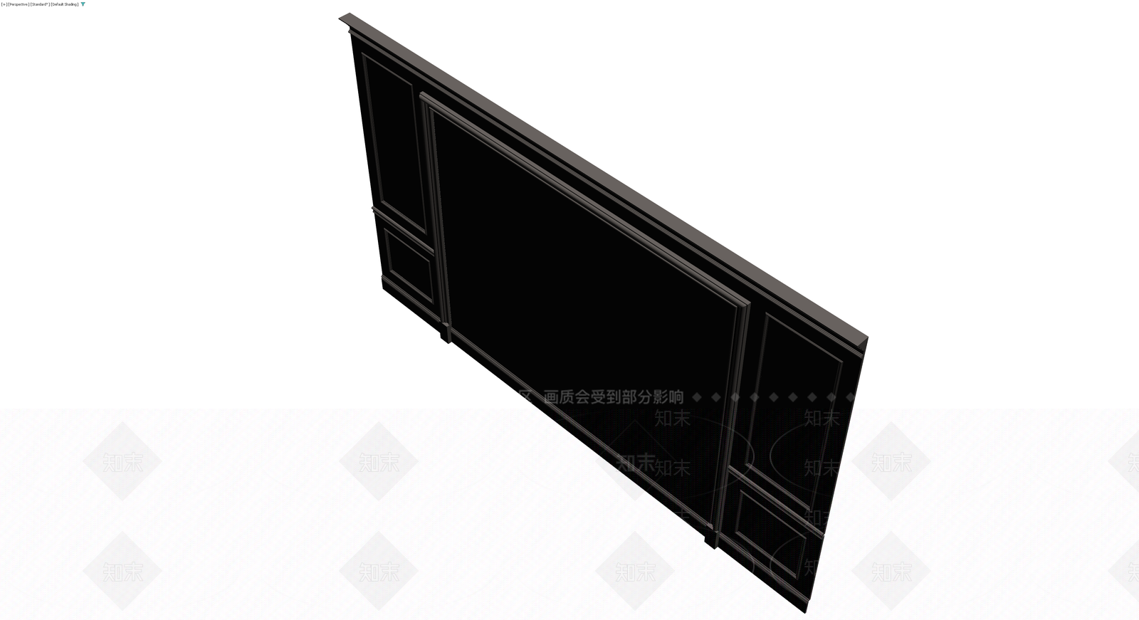 欧式护墙板组件3D模型下载【ID:1229923018】