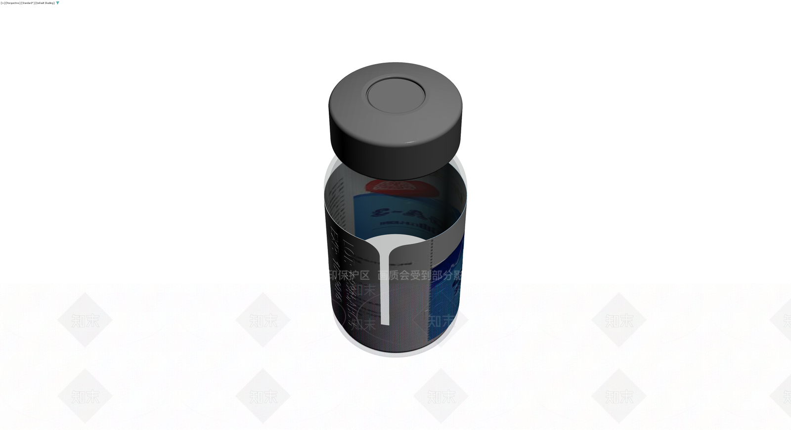 保健品药瓶3D模型下载【ID:1230385602】