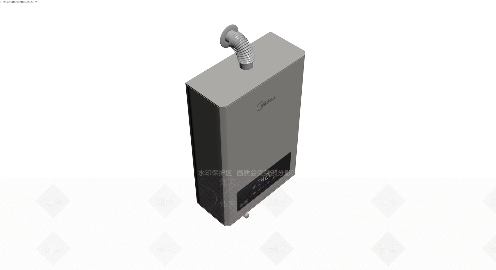 美的燃气热水器模型3D模型下载【ID:1230397597】