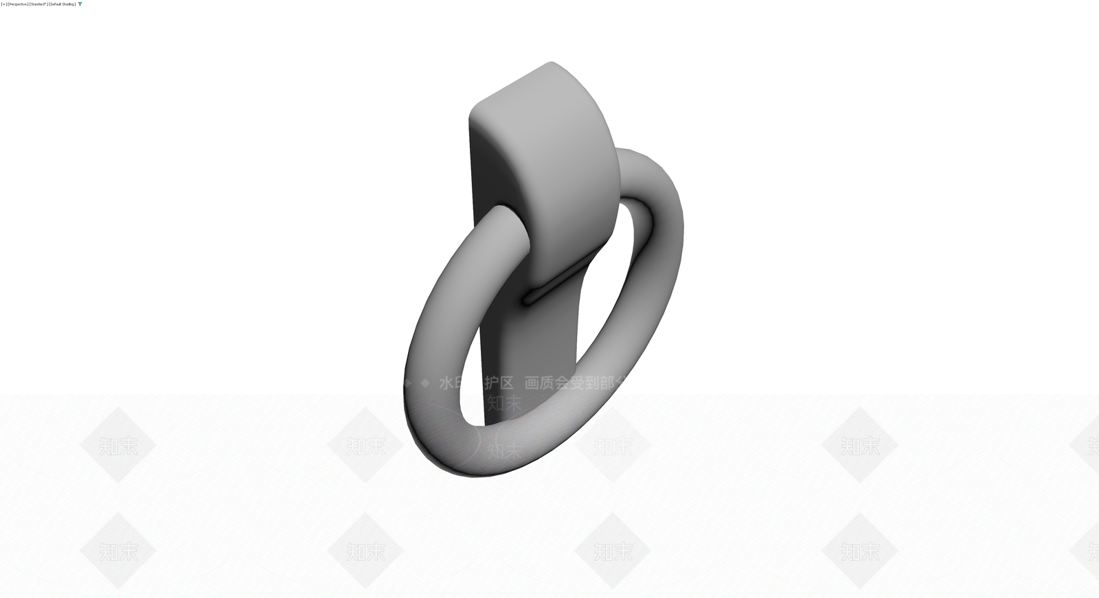 灰色环扣五金件模型3D模型下载【ID:1229858668】
