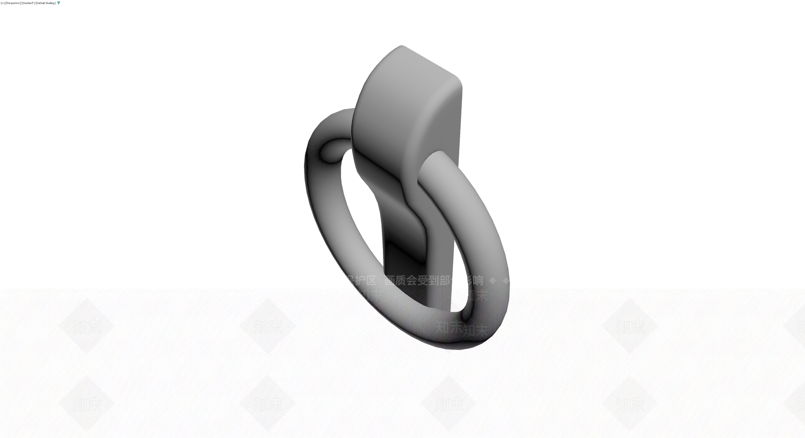 灰色环扣五金件模型3D模型下载【ID:1229858668】