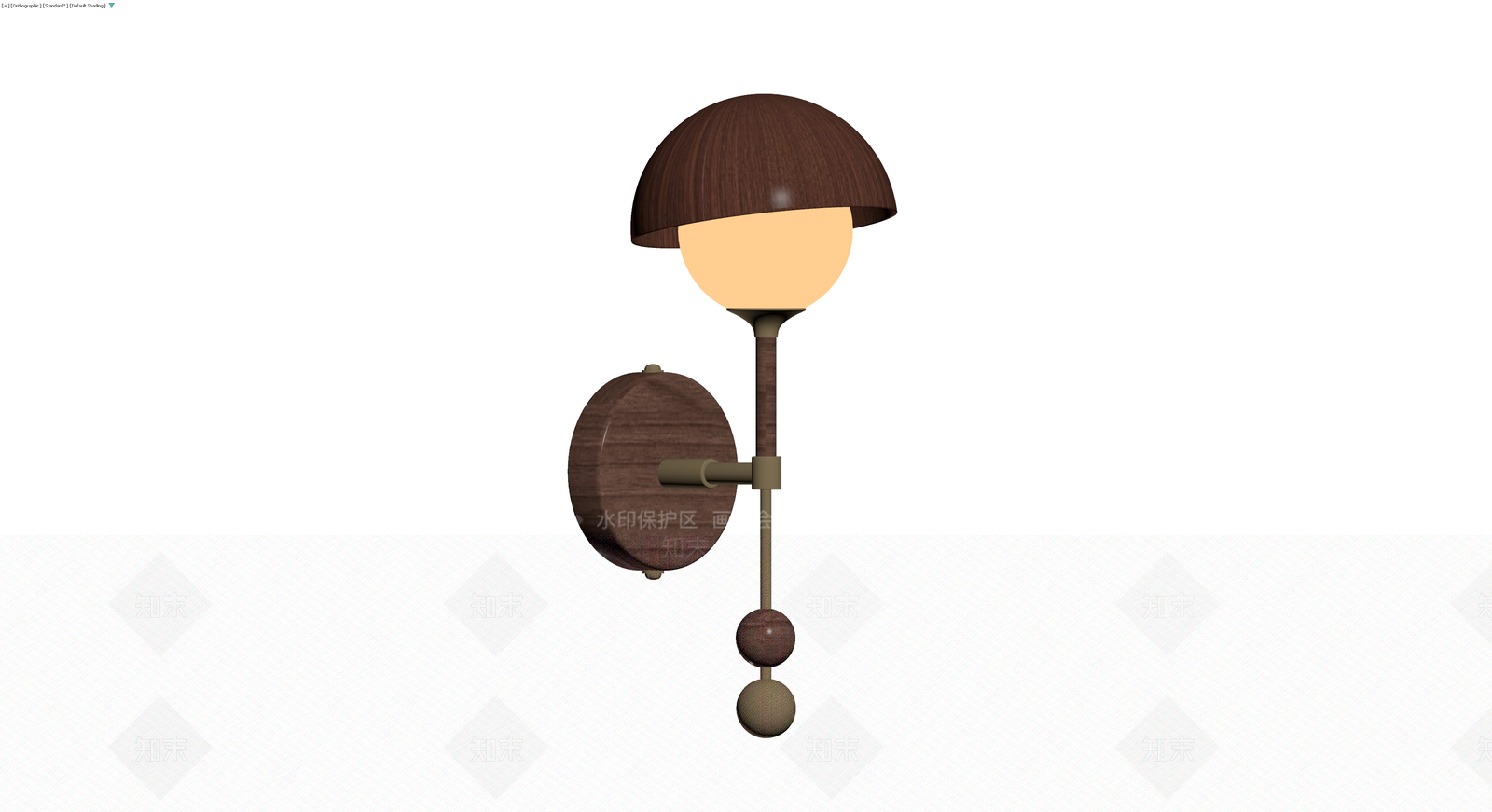 木质壁灯3D模型下载【ID:1230697028】