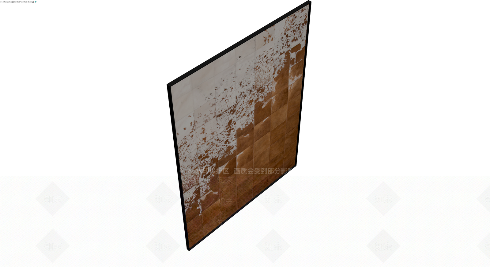 黑框马赛克装饰画3D模型下载【ID:1229610943】