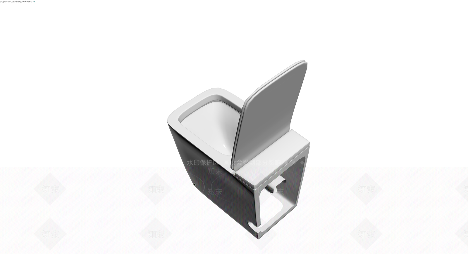 现代方形马桶灰模3D模型下载【ID:1230752806】