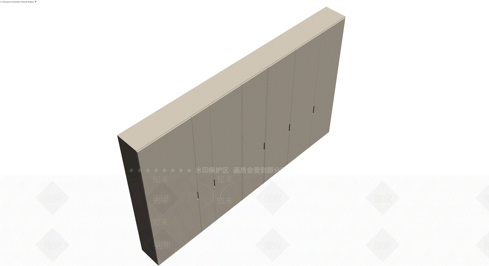 多门储物柜模型3D模型下载【ID:1230730640】