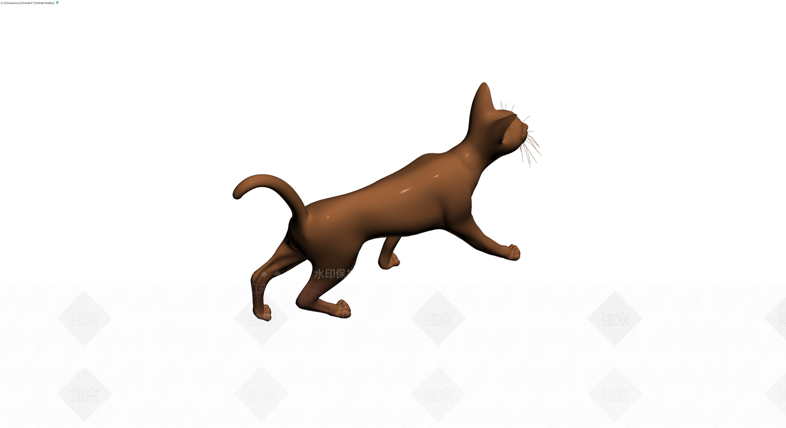 棕色猫3D模型3D模型下载【ID:1230379457】