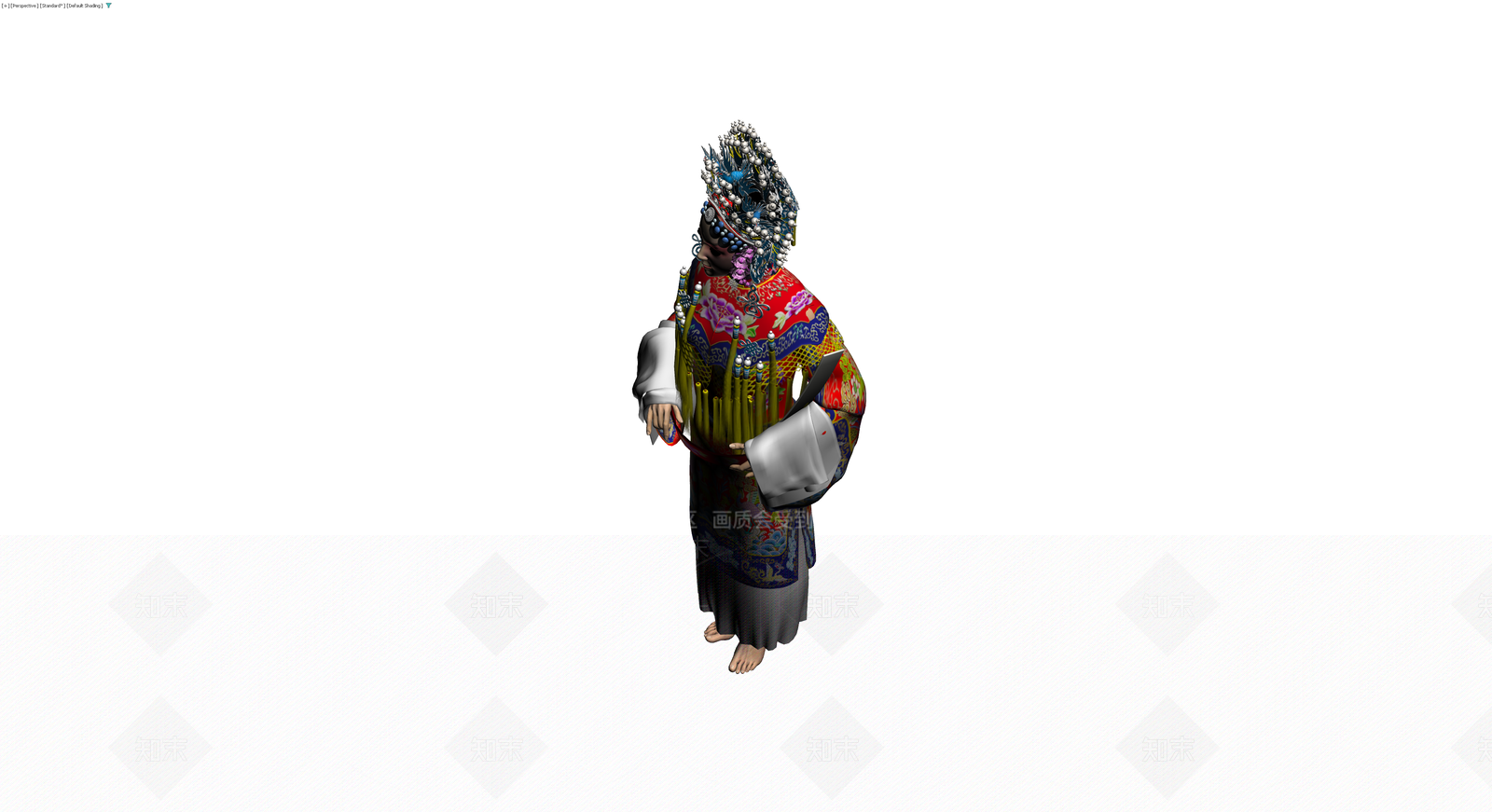 戏曲人物3D模型3D模型下载【ID:1230695446】