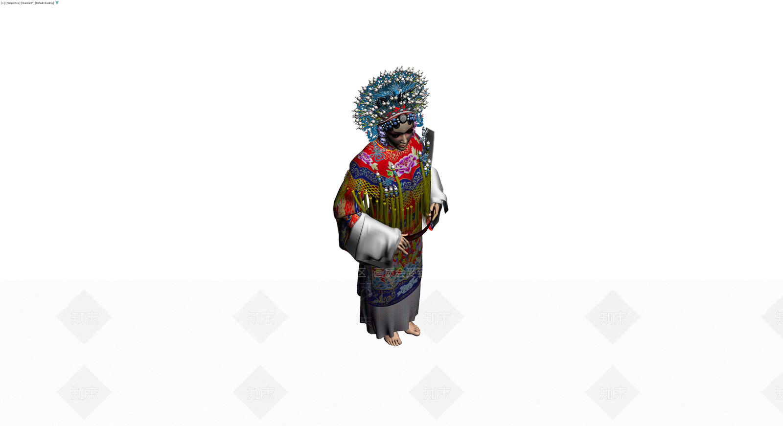 戏曲人物3D模型3D模型下载【ID:1230695446】