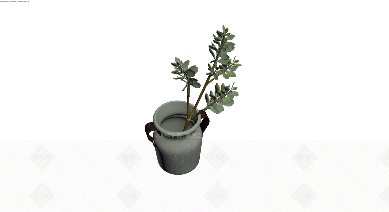 带叶盆栽植物3D模型下载【ID:1229959843】
