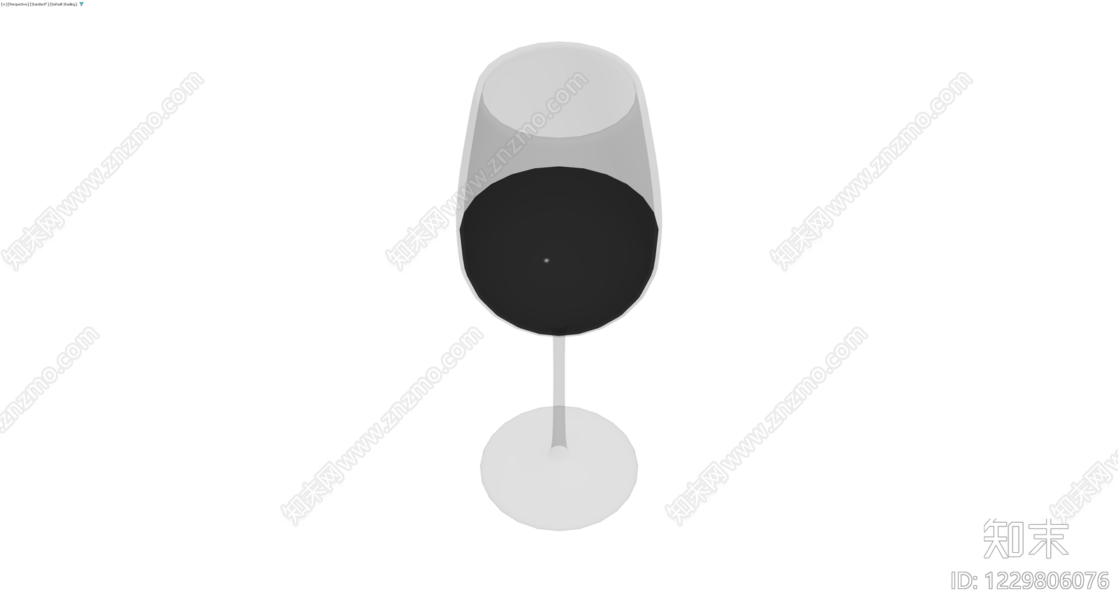 红酒杯灰模模型3D模型下载【ID:1229806076】