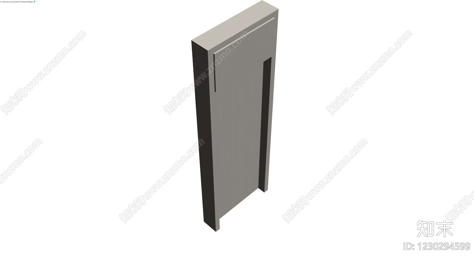 现代简约风格木门模型3D模型下载【ID:1230294599】
