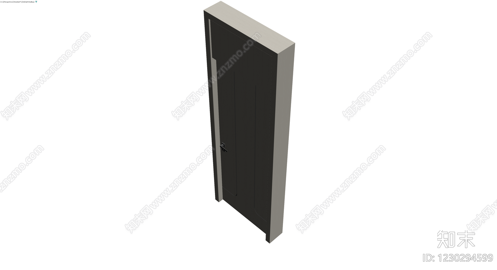 现代简约风格木门模型3D模型下载【ID:1230294599】
