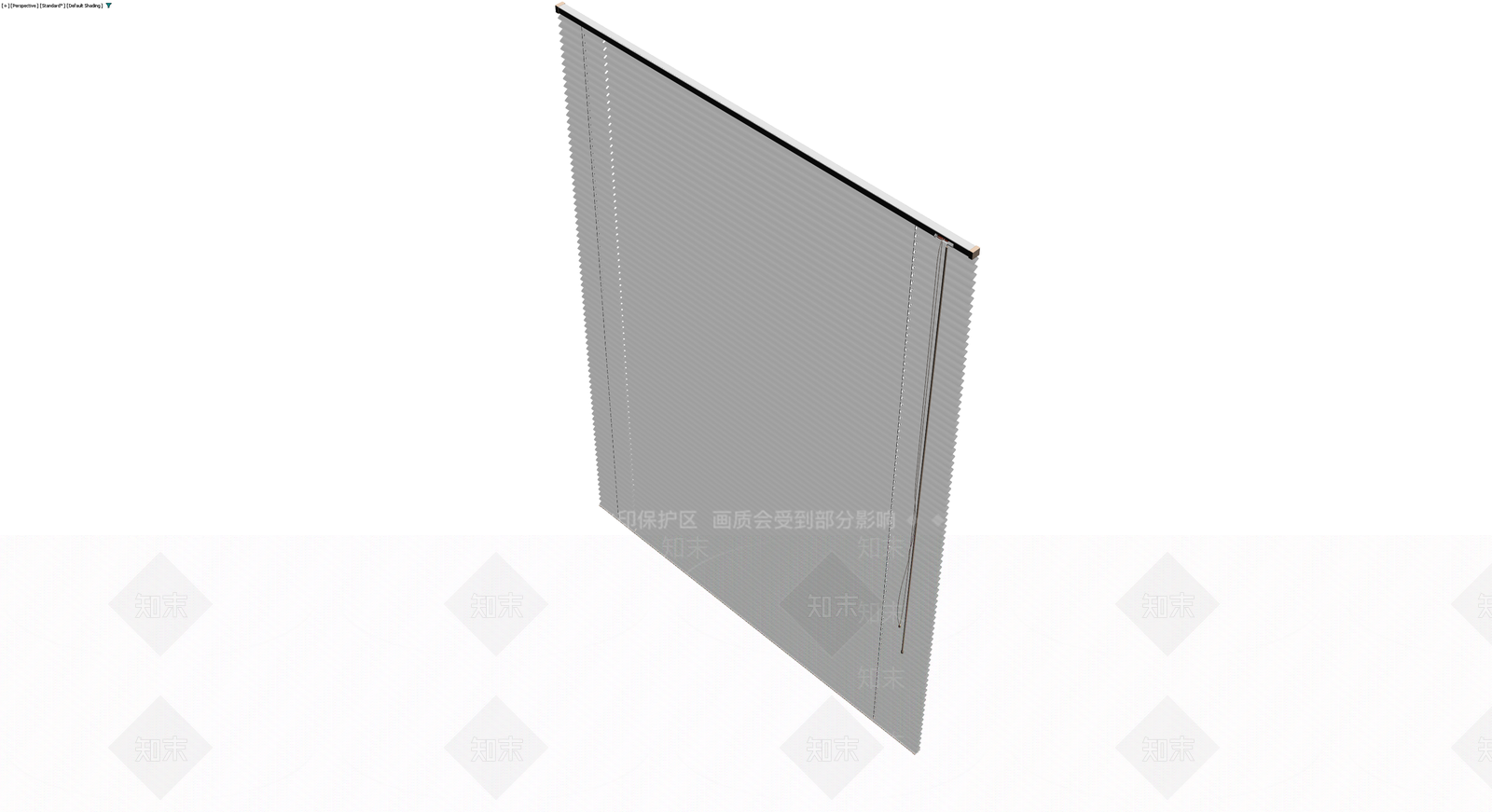 灰色百叶窗组件3D模型下载【ID:1230368031】
