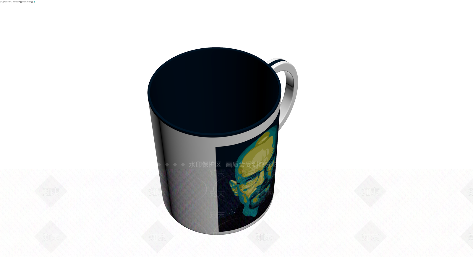 3D渲染马克杯模型3D模型下载【ID:1230641268】