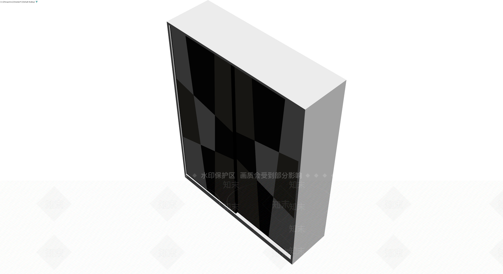 几何拼色装饰柜3D模型下载【ID:1230450912】