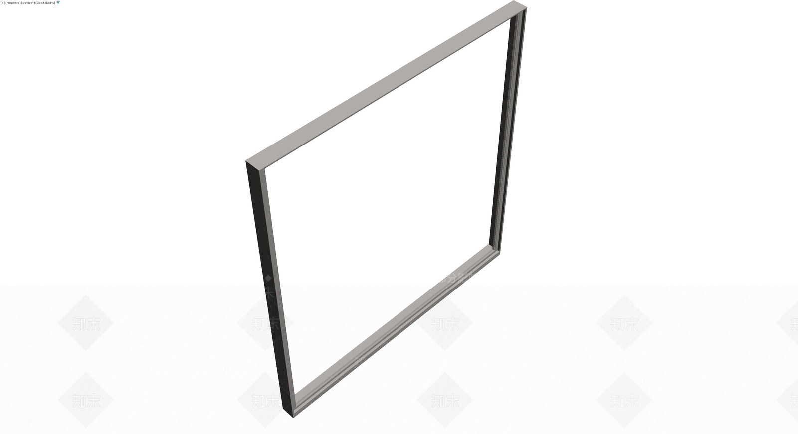 灰色矩形门框模型3D模型下载【ID:1230382963】