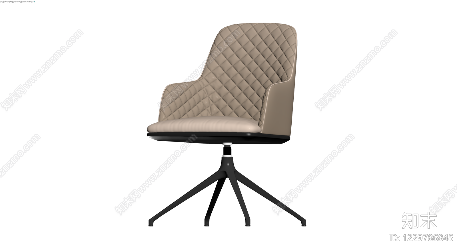 米色软包转椅3D模型下载【ID:1229786845】