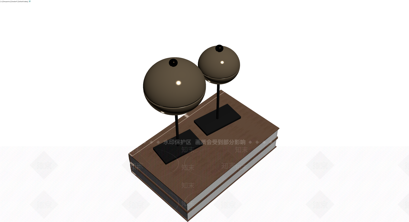 书籍摆件组合3D模型下载【ID:1229677750】