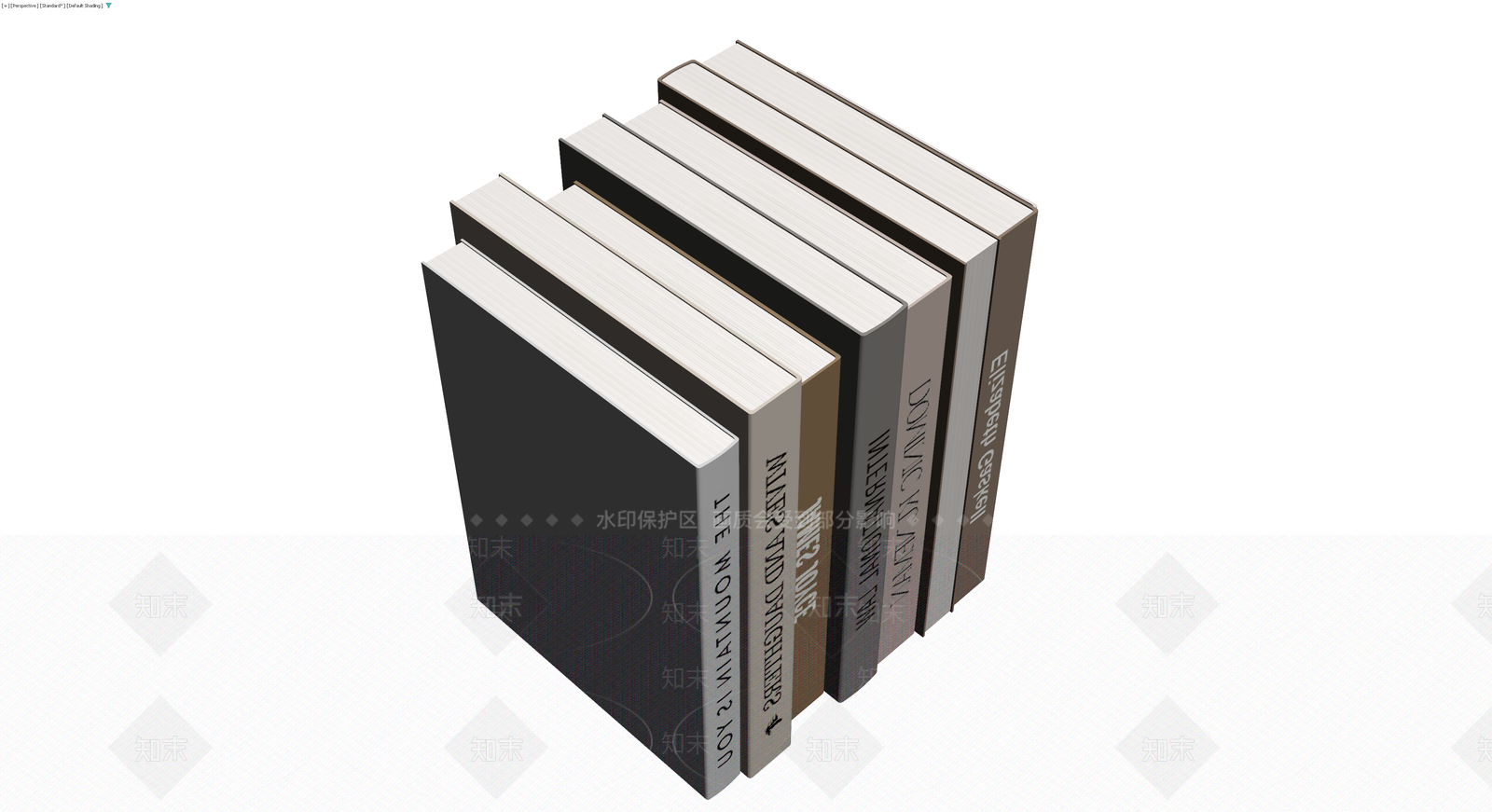 书籍组合模型3D模型下载【ID:1230706753】