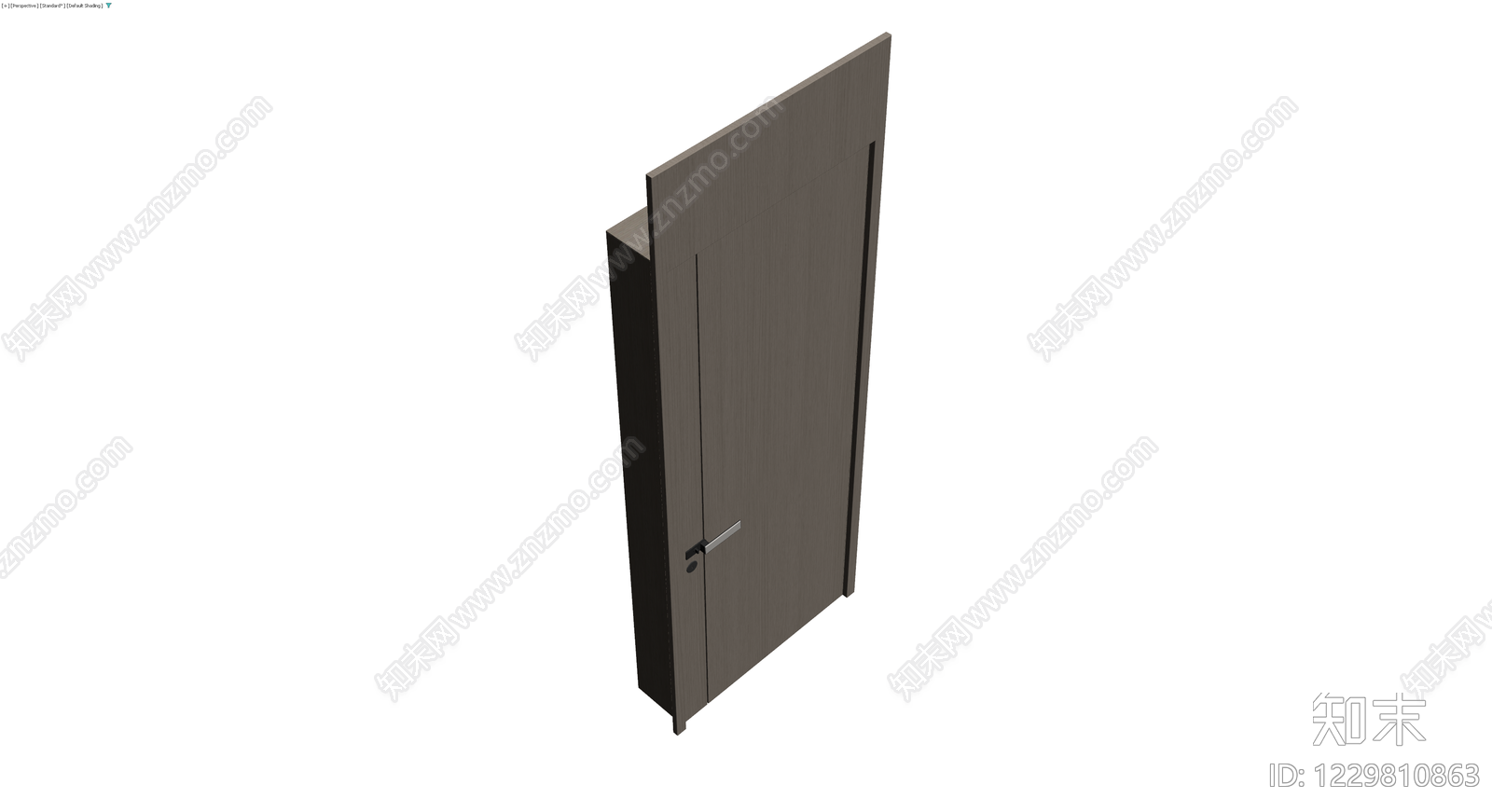 现代木纹门体模型3D模型下载【ID:1229810863】