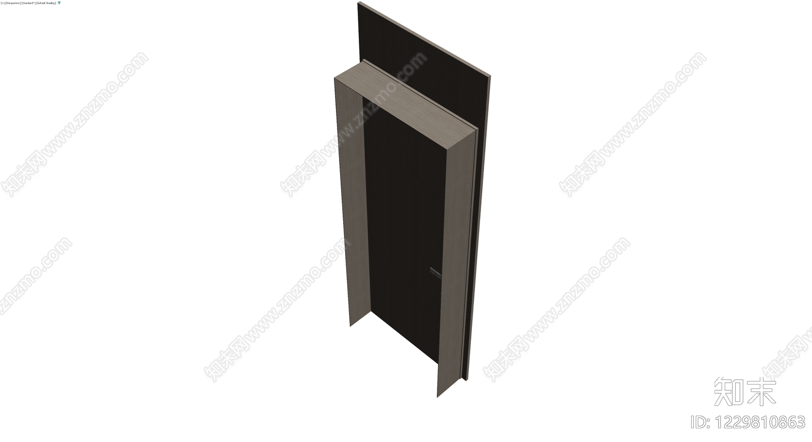 现代木纹门体模型3D模型下载【ID:1229810863】