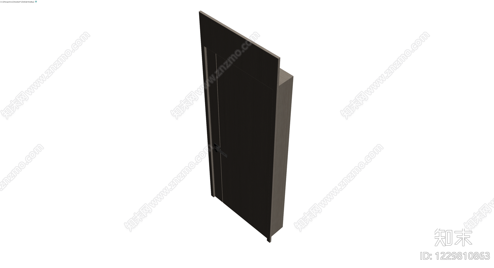 现代木纹门体模型3D模型下载【ID:1229810863】