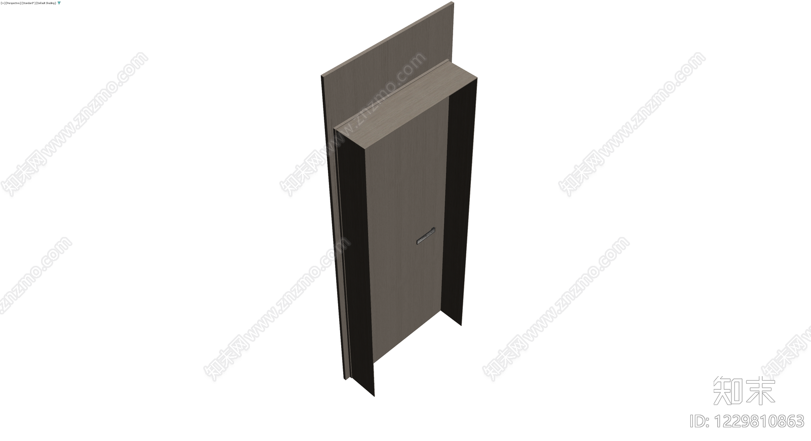 现代木纹门体模型3D模型下载【ID:1229810863】