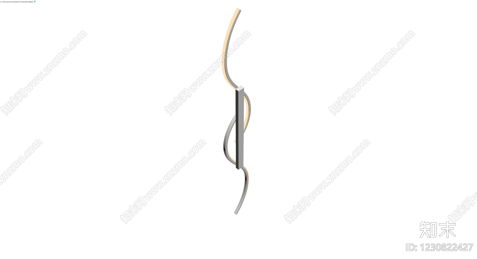 螺旋缠绕立柱装饰件3D模型下载【ID:1230822427】
