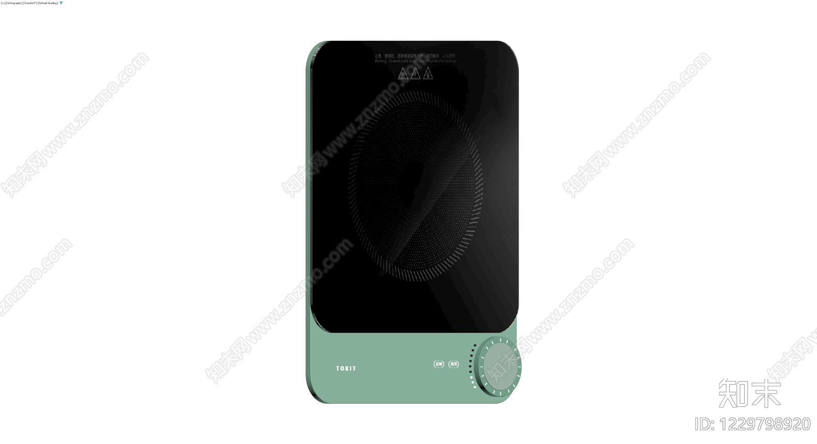 TOKIT复古电磁炉3D模型下载【ID:1229798920】