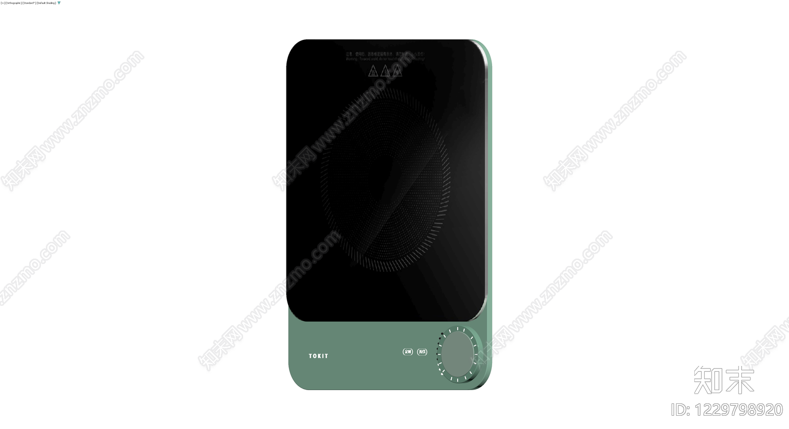 TOKIT复古电磁炉3D模型下载【ID:1229798920】