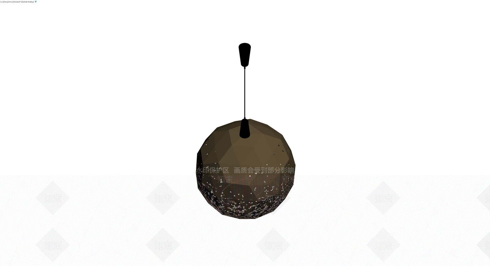 镂空纹理吊灯3D模型下载【ID:1230127388】