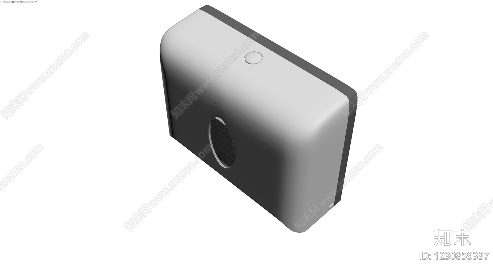 TOTO品牌白色卷纸盒3D模型下载【ID:1230859337】