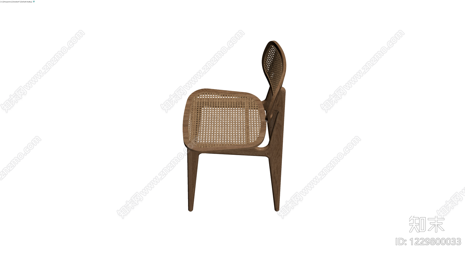 藤编木椅3D模型下载【ID:1229800033】