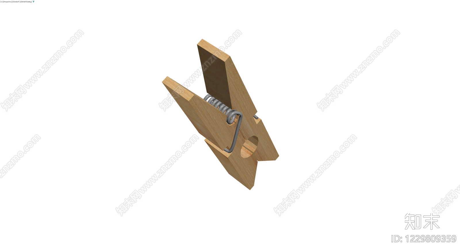 木质夹子模型3D模型下载【ID:1229809359】