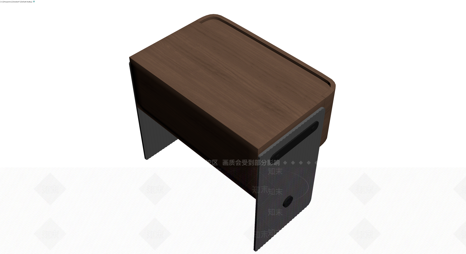 深色木纹床头柜3D模型下载【ID:1230362445】