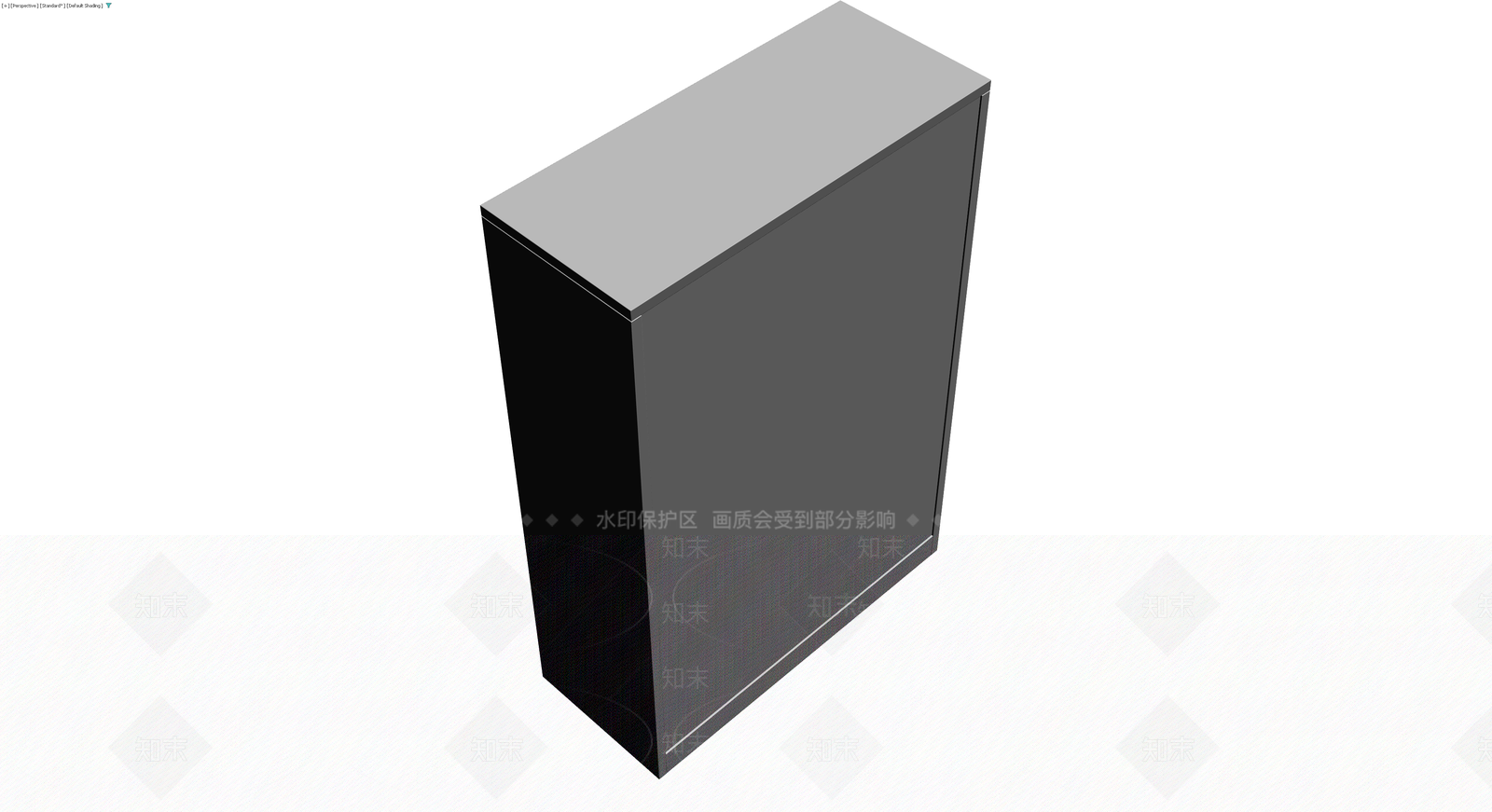 带书柜门的组合储物柜3D模型下载【ID:1229645747】