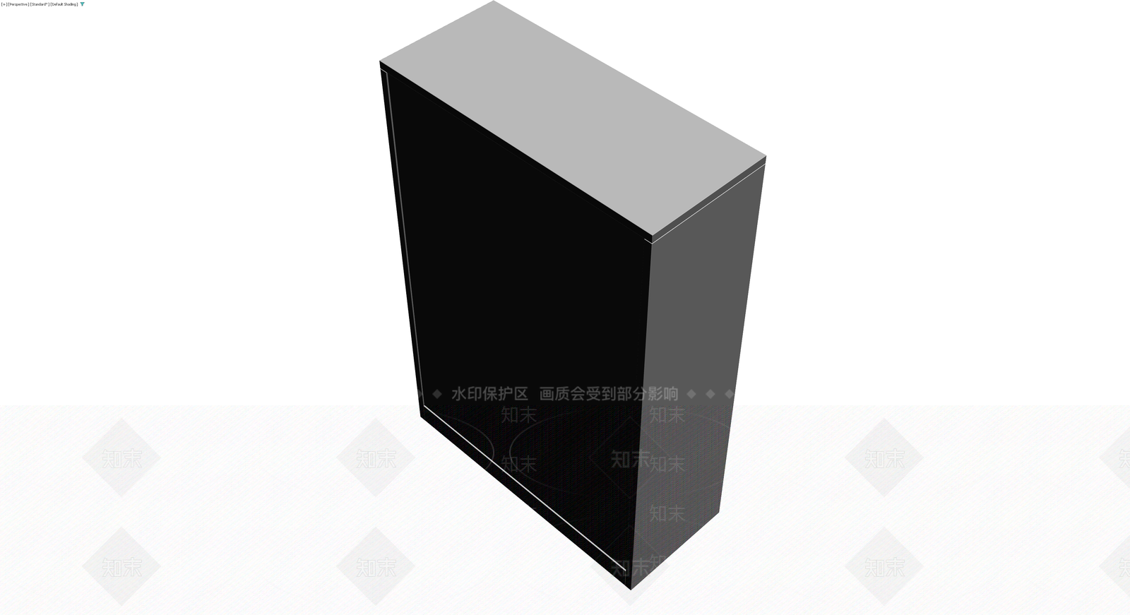 带书柜门的组合储物柜3D模型下载【ID:1229645747】
