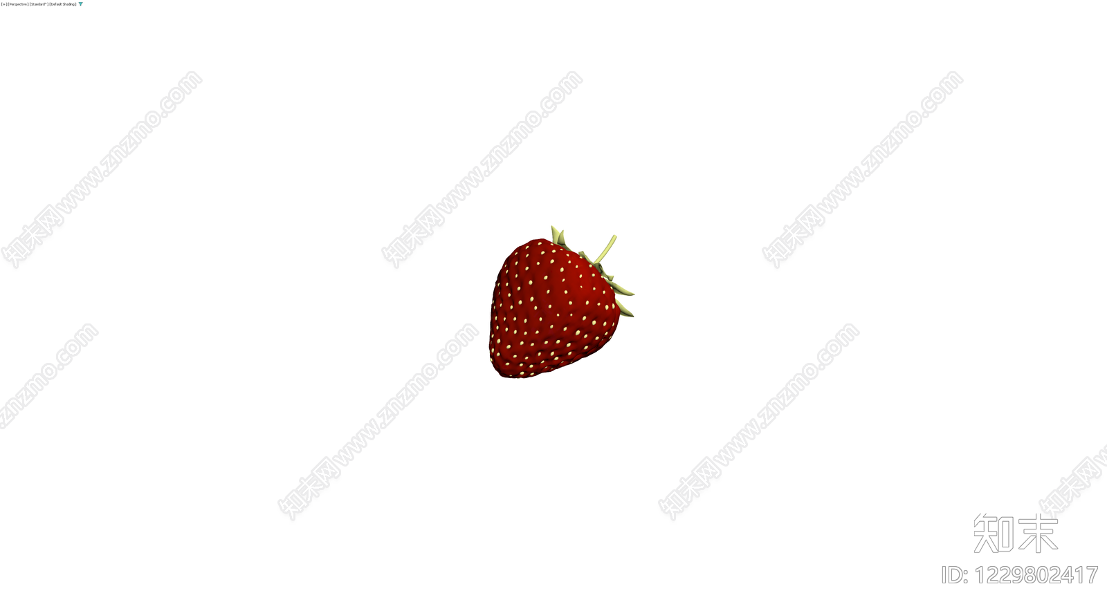 红色草莓3D模型3D模型下载【ID:1229802417】