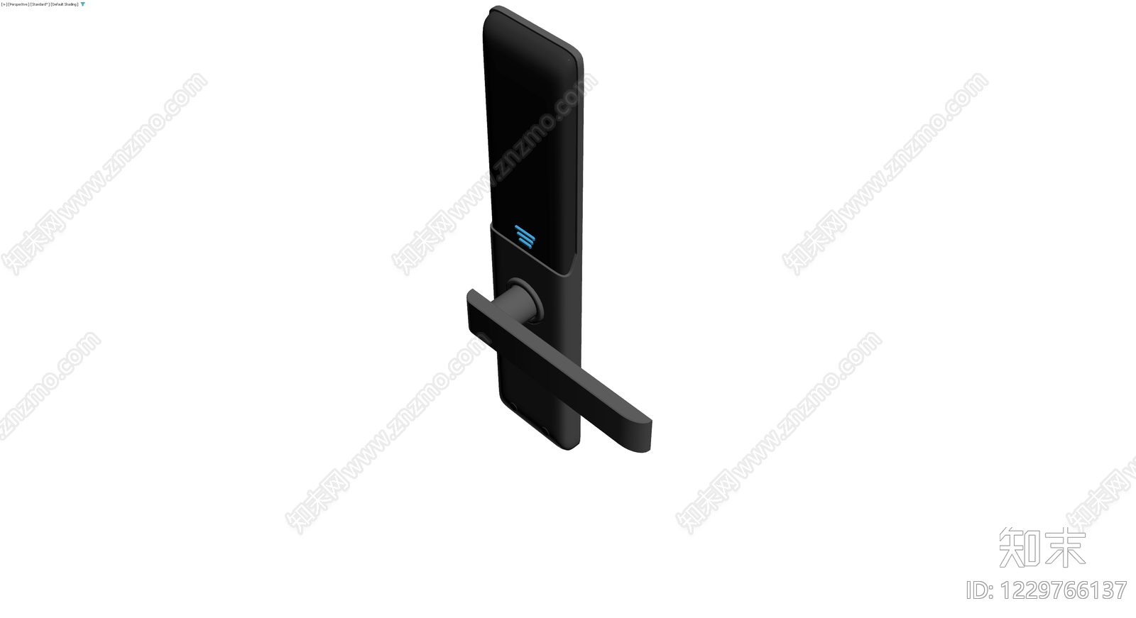 现代智能门锁3D模型下载【ID:1229766137】