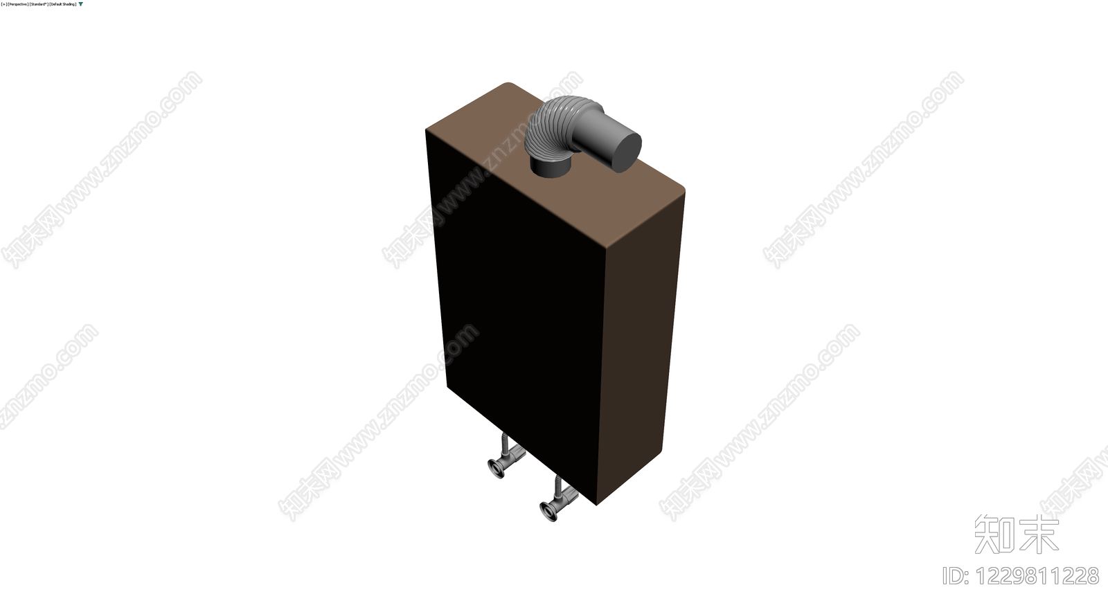 阿里斯顿燃气热水器3D模型下载【ID:1229811228】